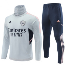 Арсенал тренировочный костюм с высоким воротником 2022-2023 серый